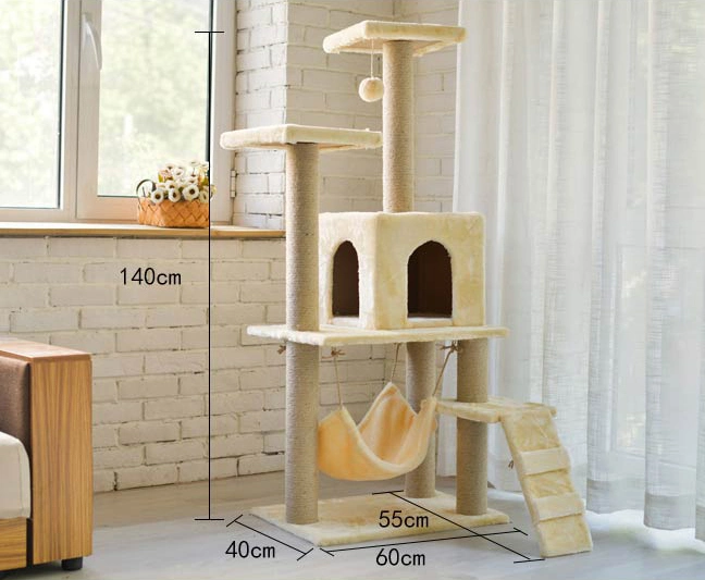 House Tower with Muuse Toys for Petty Love Cat Climbing