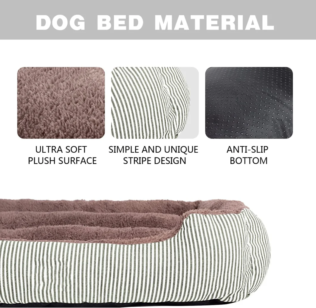 Custom Cozy Calming Anti Anxiety Sleeping Comfortable Washable Orthopedic Dog Bed