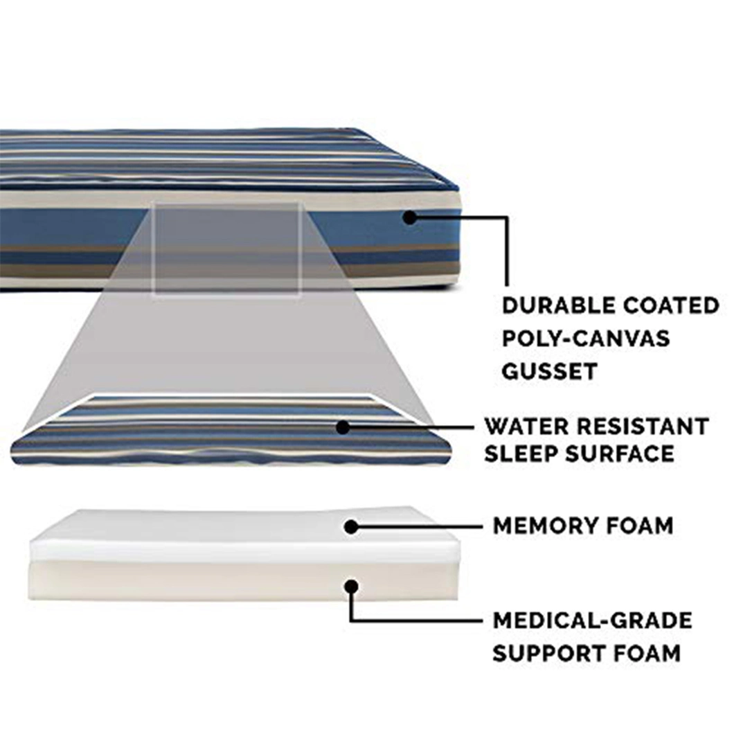 Wholesale Memory Top Mattress Pet Bed for Dogs and Cats, Available in Over 33 Color & Fabric Styles